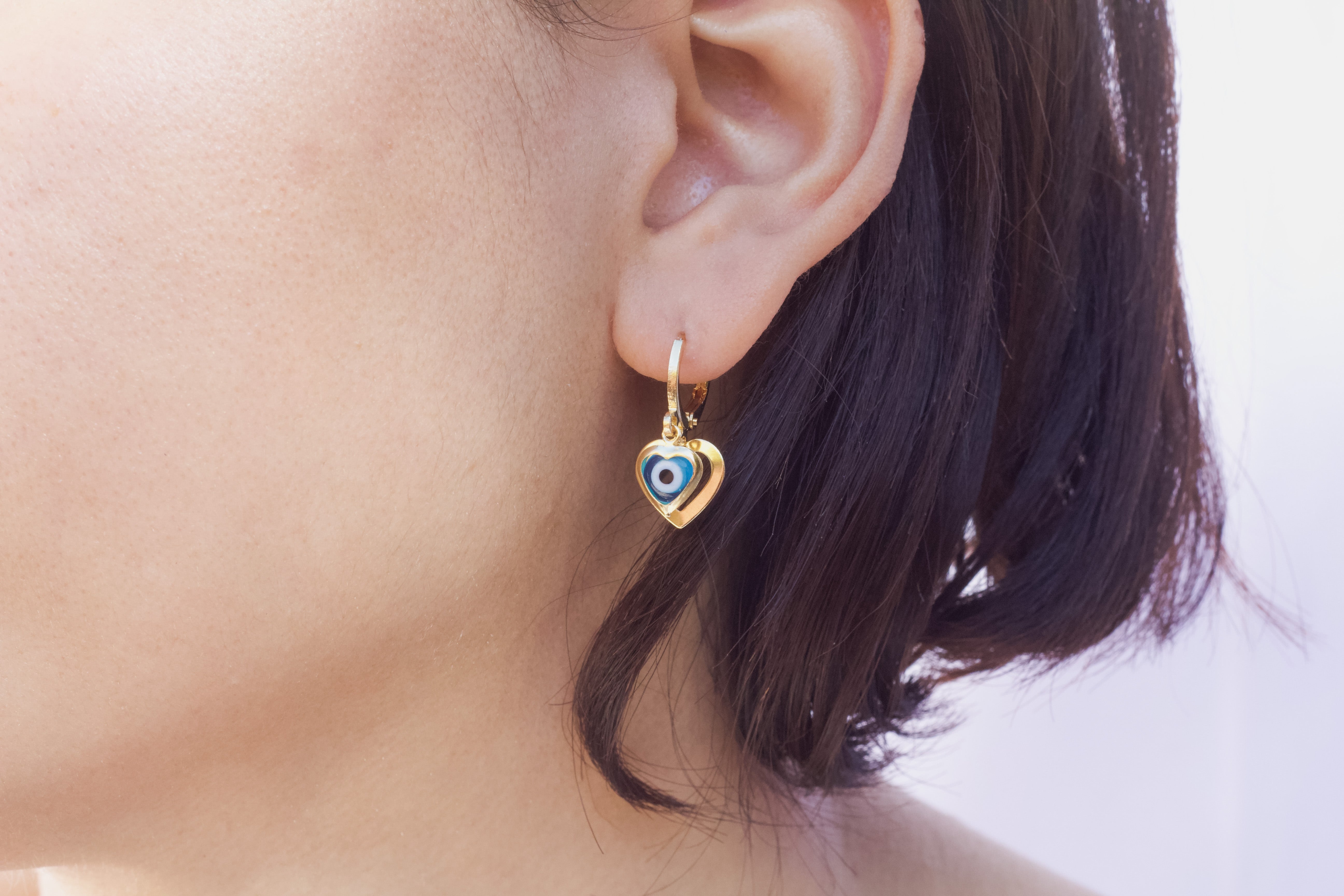 Cute And Caring Evil Eye Earrings — Ishkaara